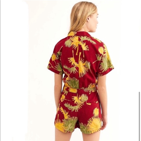 Free People NWT Hawaiian Print Romper XS/Small - Picture 2 of 9